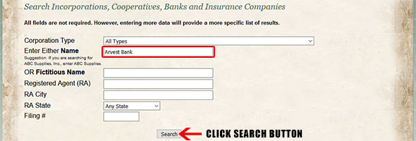 Arkansas Corporation Entity Search