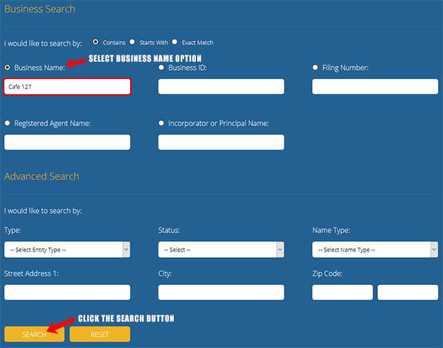 Indiana Corporation Entity Search